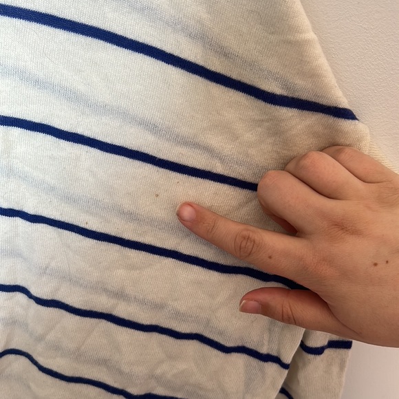 Joie cream sweater with thin blue stripes - Picture 5 of 5